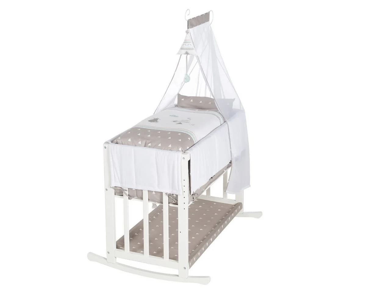 roba® Beistellbett Babysitter 4 in 1 Buche Massivholz - Bild 2