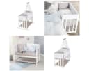 roba® Beistellbett Babysitter 4 in 1 Buche Massivholz Bild 5