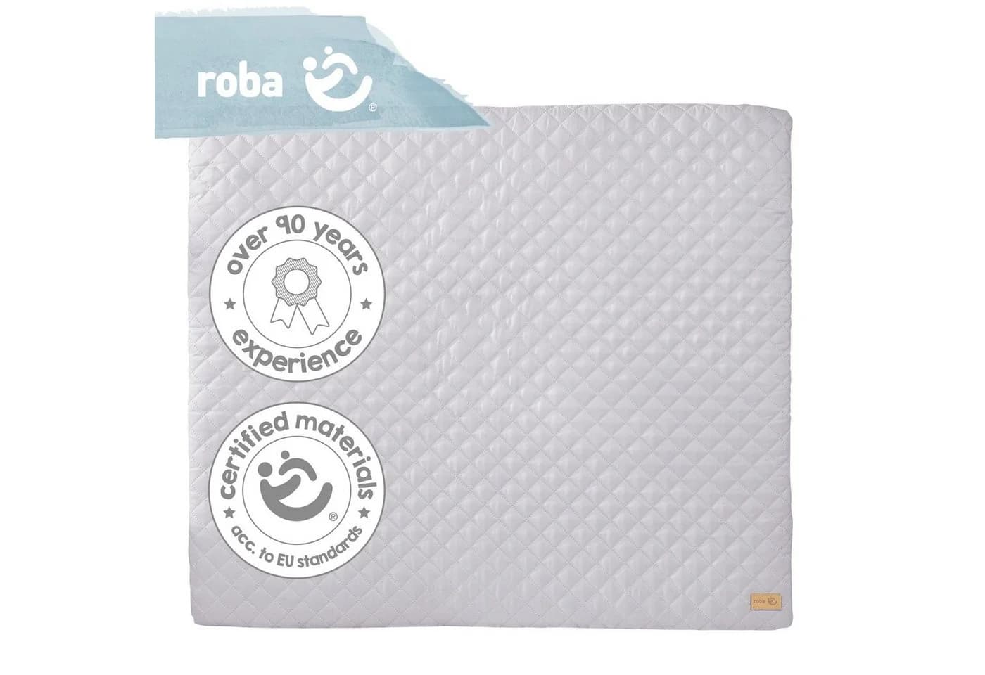 Roba Wickelauflage Soft Style Silbergrau Polyester - Bild 3