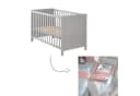 Babybett, Beistellbett in taupe, modern und flexibel Bild 3