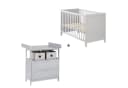 Babymöbel-Set aus Holz in Grau (taupe) Bild 2