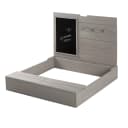 ROBA Sandkasten Outdoor+ Grau mit Deckel und Tafel Bild 1