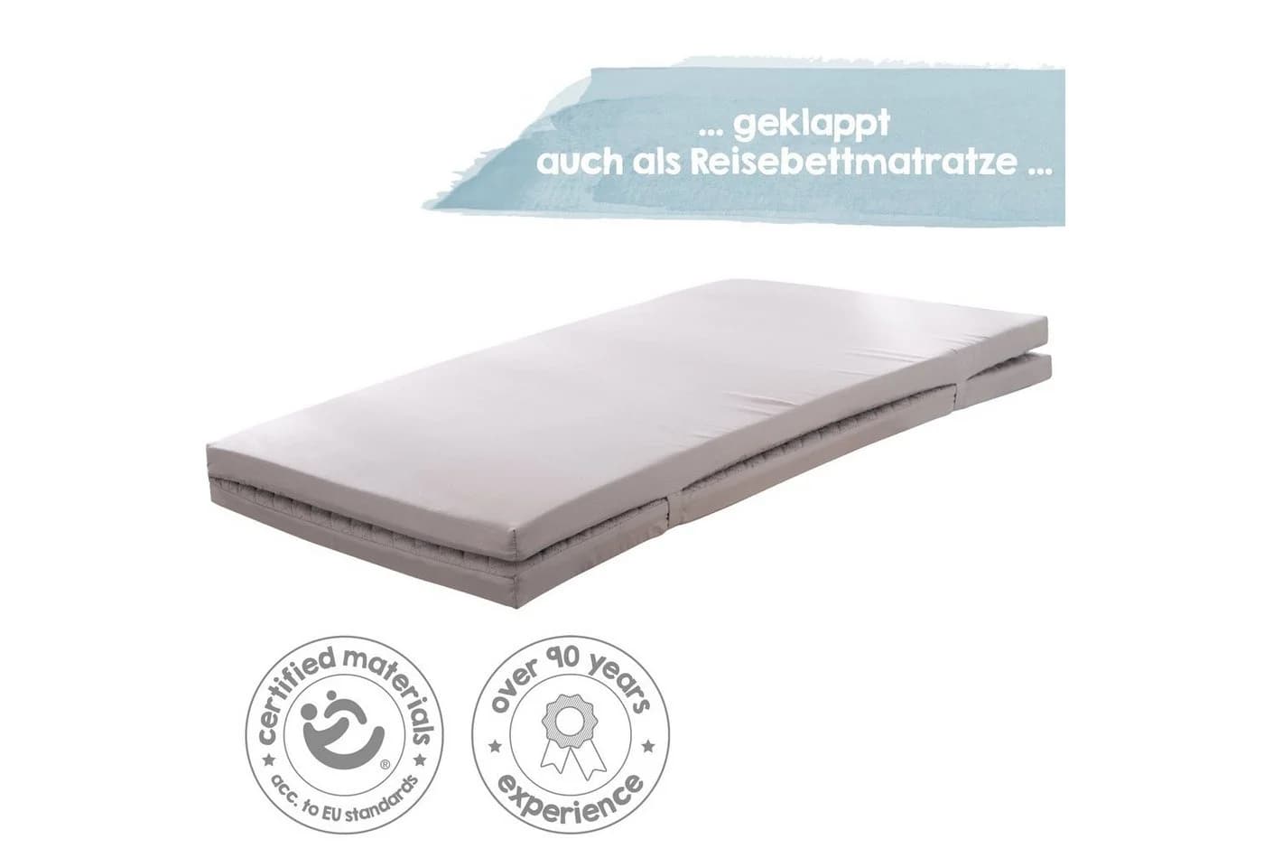 roba® Krabbeldecke Spiel- & Krabbeldecke Klappbar Grau - Bild 4