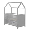 Roba Hausbett Taupe FSC Zertifiziert Höhenverstellbar Babybett Bild 2