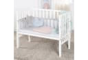 roba Beistellbett 2in1 Weiß mit Matratze und Sicherheitsbarriere Bild 1