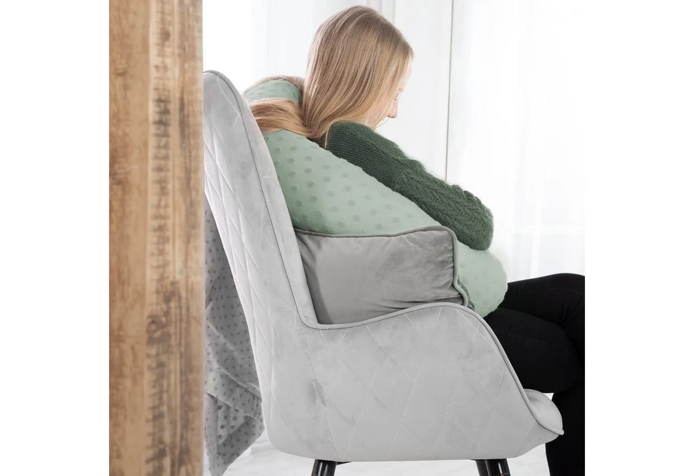 roba® Nestchenschlange Lil Planet - Bettschlange 170 cm - frosty green - Bild 3
