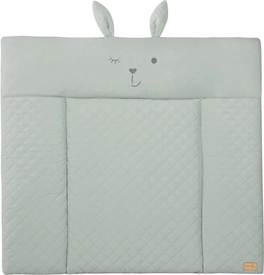 roba® Wickelauflage Style Soft frosty green mit Tiergesicht - Bild 2