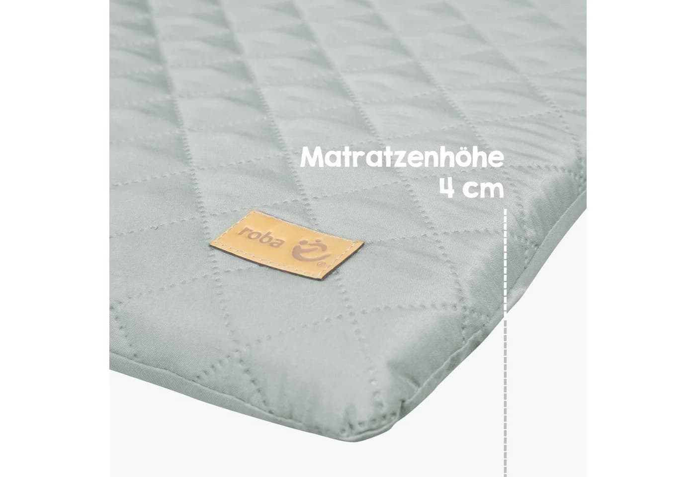 roba® Wickelauflage Style Soft frosty green mit Tiergesicht - Bild 3