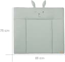 roba® Wickelauflage Style Soft frosty green mit Tiergesicht Bild 5