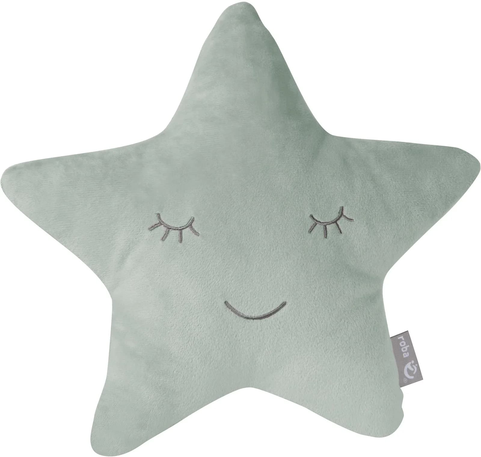 ROBA Babykissen Lil Cuties Stern Grün Polyester Bestickt