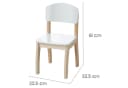 Roba Kinderstuhl Weiß Modern Massivholz Bild 5