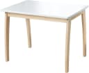 roba® Kindertisch Weiß Massivholz MDF 76x52 cm Bild 2