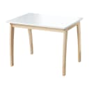 roba® Kindertisch Weiß Massivholz MDF 76x52 cm Bild 3
