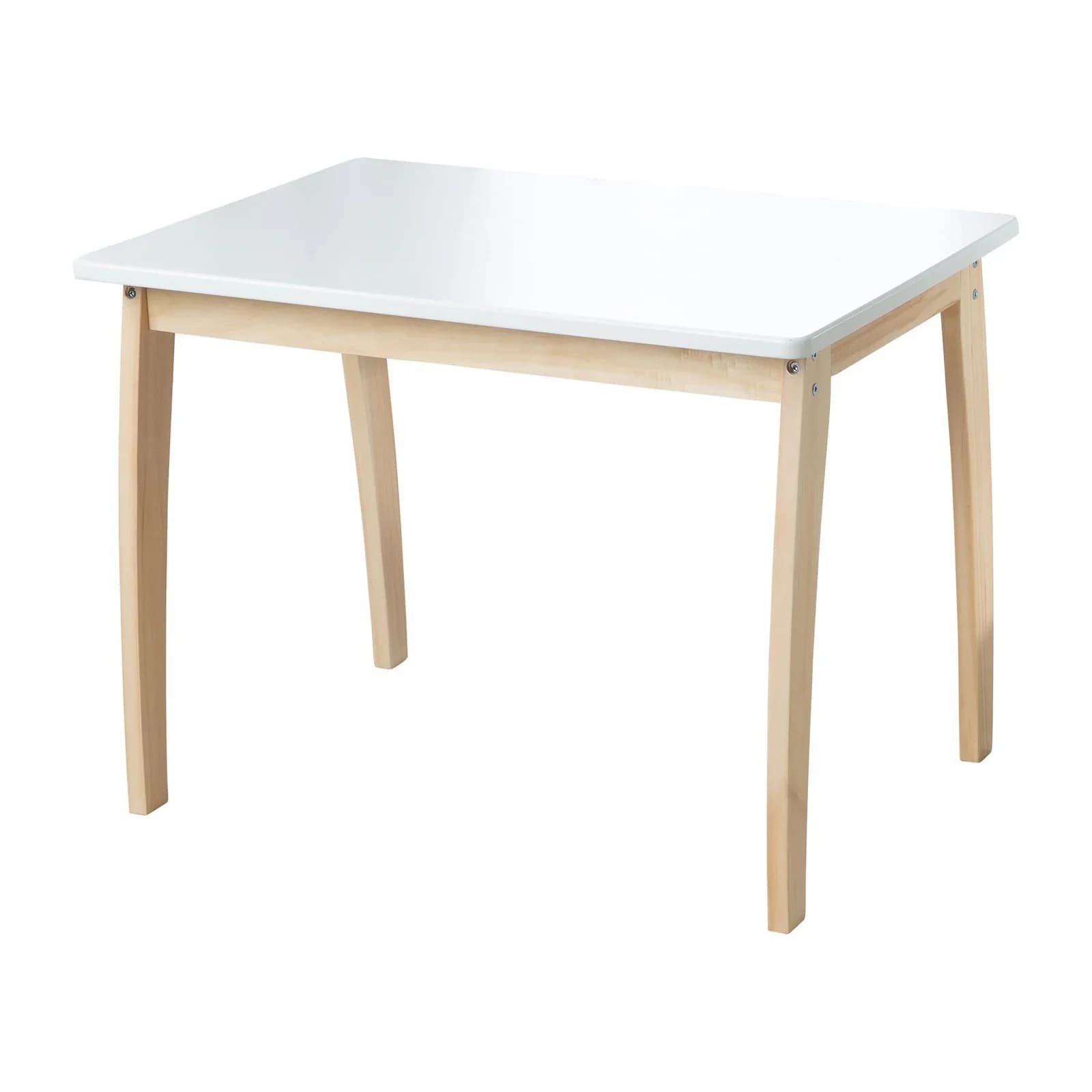 roba® Kindertisch Weiß Massivholz MDF 76x52 cm - Bild 3