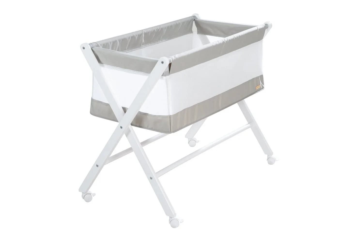 roba® Stubenbett klappbar, Canvas- & Mesh-Material, inkl. Rollen & Matratze - Bild 2
