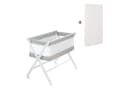 roba® Stubenbett klappbar, Canvas- & Mesh-Material, inkl. Rollen & Matratze Bild 4