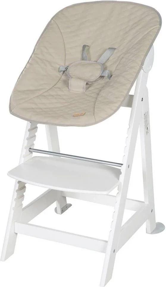 Roba »Born up Greyish« 2-in-1-Hochstuhl Weiß Holz - Bild 2