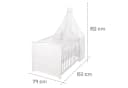 roba® Babybett Fox & Bunny Komplettset Weiß Beige Bild 4
