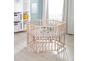 roba® Laufgitter Style Buche 6-eckig mit Schutzeinlage und Nestchen Bild 2