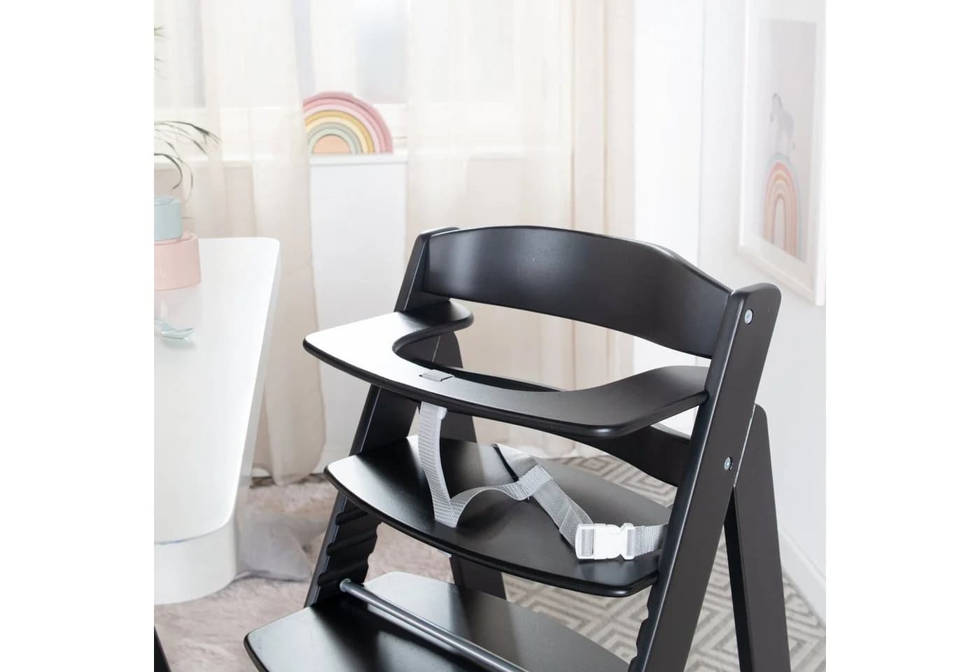 ROBA Sit Up Flex Hochstuhl Schwarz Höhenverstellbar - Bild 3