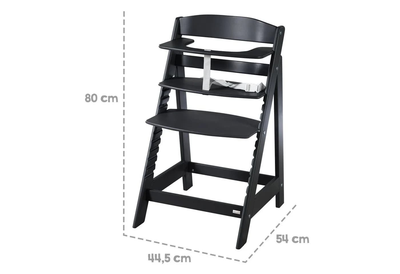 ROBA Sit Up Flex Hochstuhl Schwarz Höhenverstellbar - Bild 4