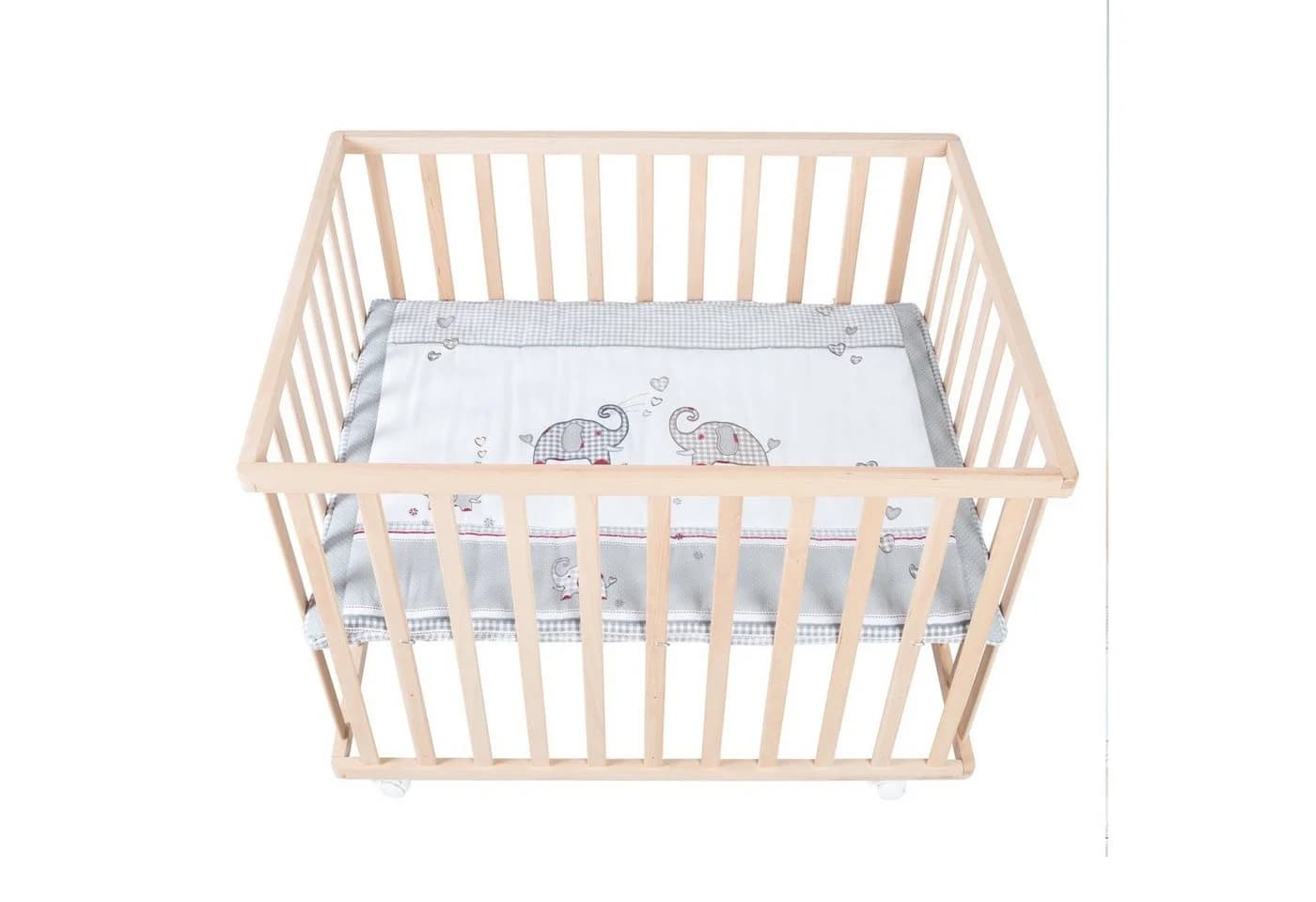 roba® Laufgitter Jumbo twins grau, 4-eckig, Laufstall, höhenverstellbar - Bild 3