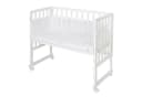 roba® Stubenbett Beistellbett höhenverstellbar inkl. Matratze Weiss Bild 3