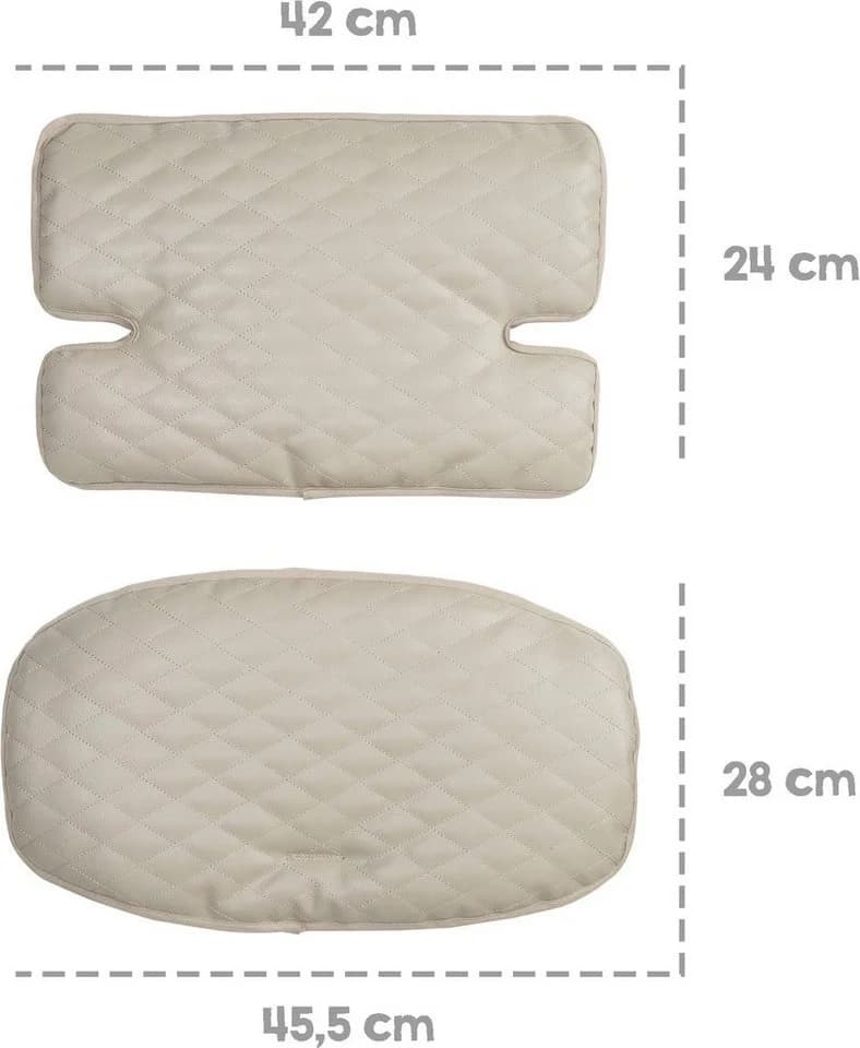 roba® Sitzverkleinerer Sit Up Luxe, grau gesteppt, 2-tlg. - Bild 5
