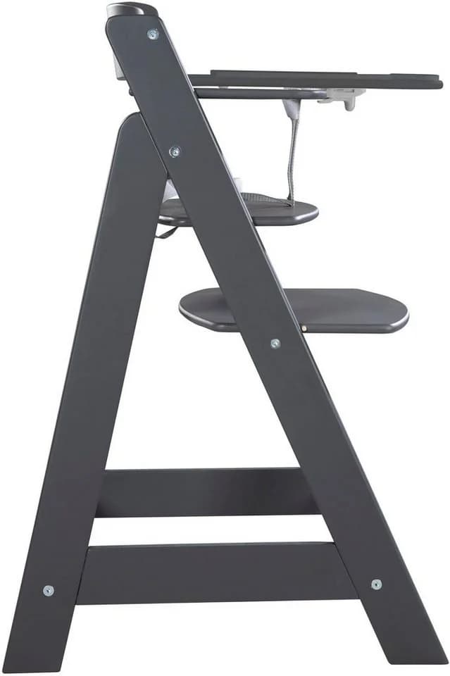 Roba Essbrett für Sit Up Flex - Holz Anthrazit - Kompatibel mit Gurtsystem - Bild 3