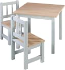 ROBA Kindersitzgruppe Woody 3-tlg. Taupe/Grau Holzdekor Bild 2