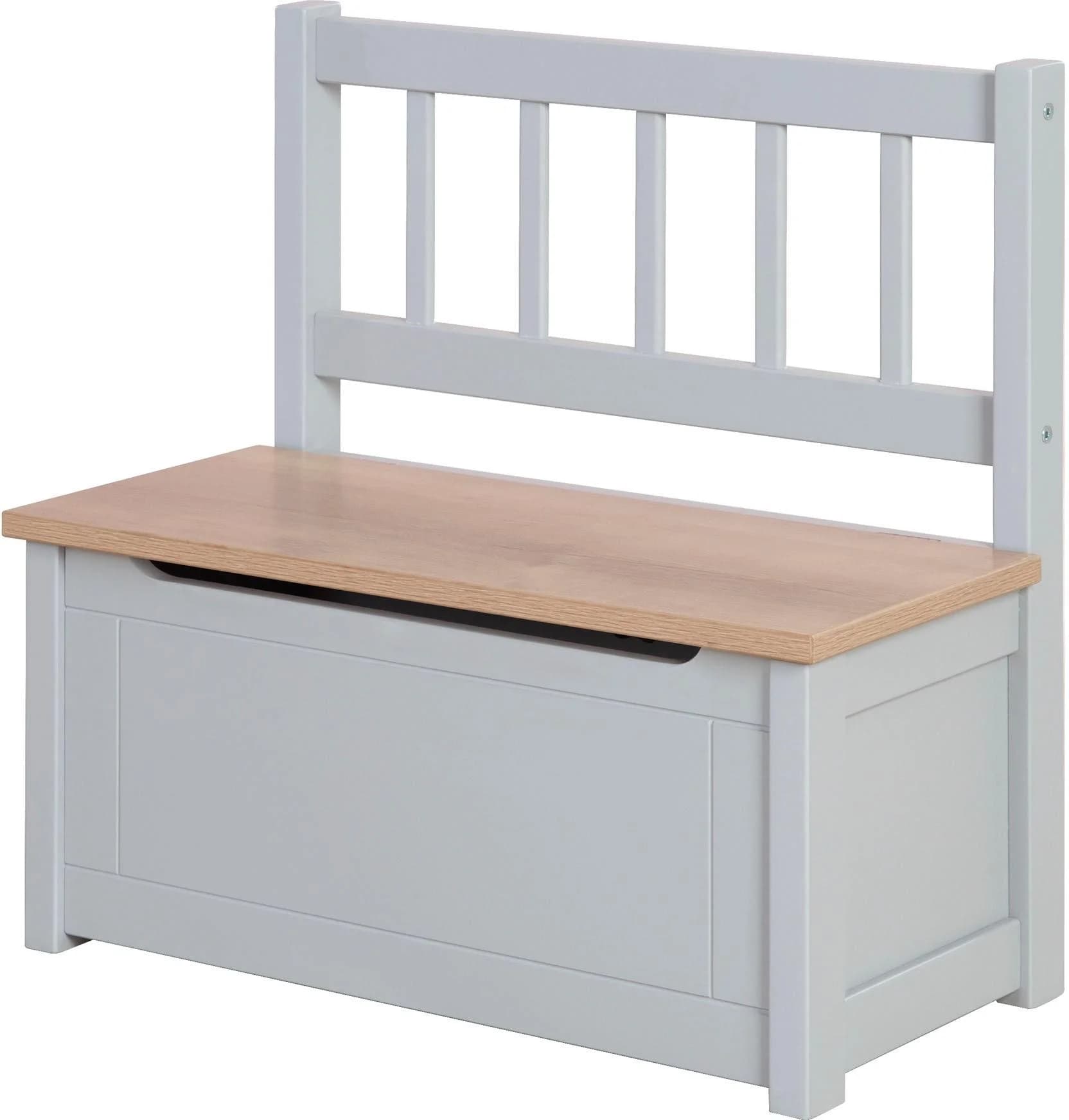 ROBA Truhenbank Woody Beige/Natur Aufklappbar - Bild 2