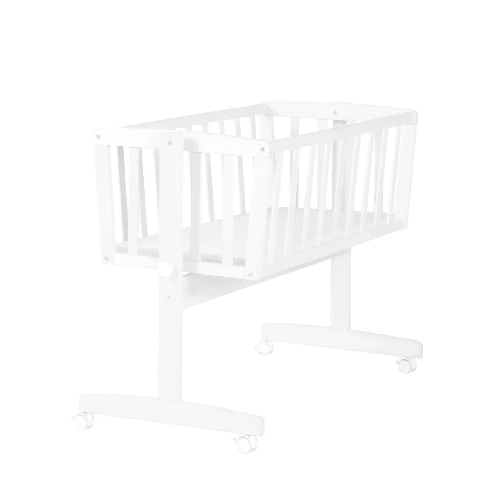 Roba Babywiegen-Set Weiß Textil