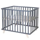 Laufgitter ROBA Luxe grau 75x100 cm mit Einlage Bild 1