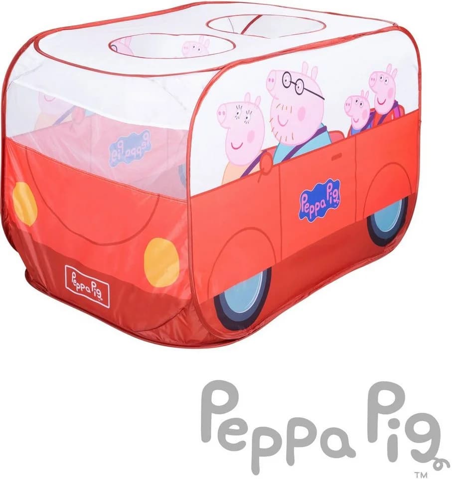 ROBA Peppa Pig Pop Up Spielzelt Autoform Rot - Bild 4