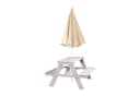 ROBA Picknick for 4 Outdoor + Kindersitzgruppe Grau mit Sonnenschirm Bild 1