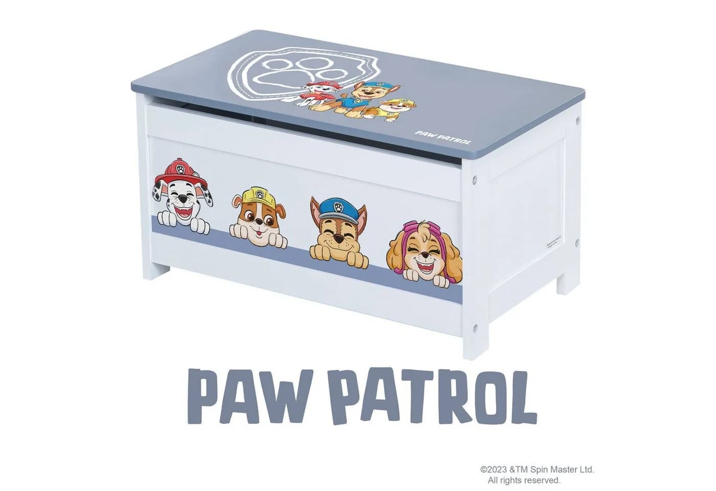 roba Spielzeugtruhe PAW Patrol Weiß mit Deckelbremse - Bild 3