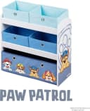 roba Kinderregal PAW Patrol Weiß mit 5 Stoffboxen Bild 1