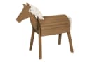 roba® Schaukelpferd Outdoor Massivholz Teak Bild 4