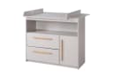 roba® Wickelkommode Lea/Lilo Beige-Grau mit abnehmbarem Wickelaufsatz Bild 1