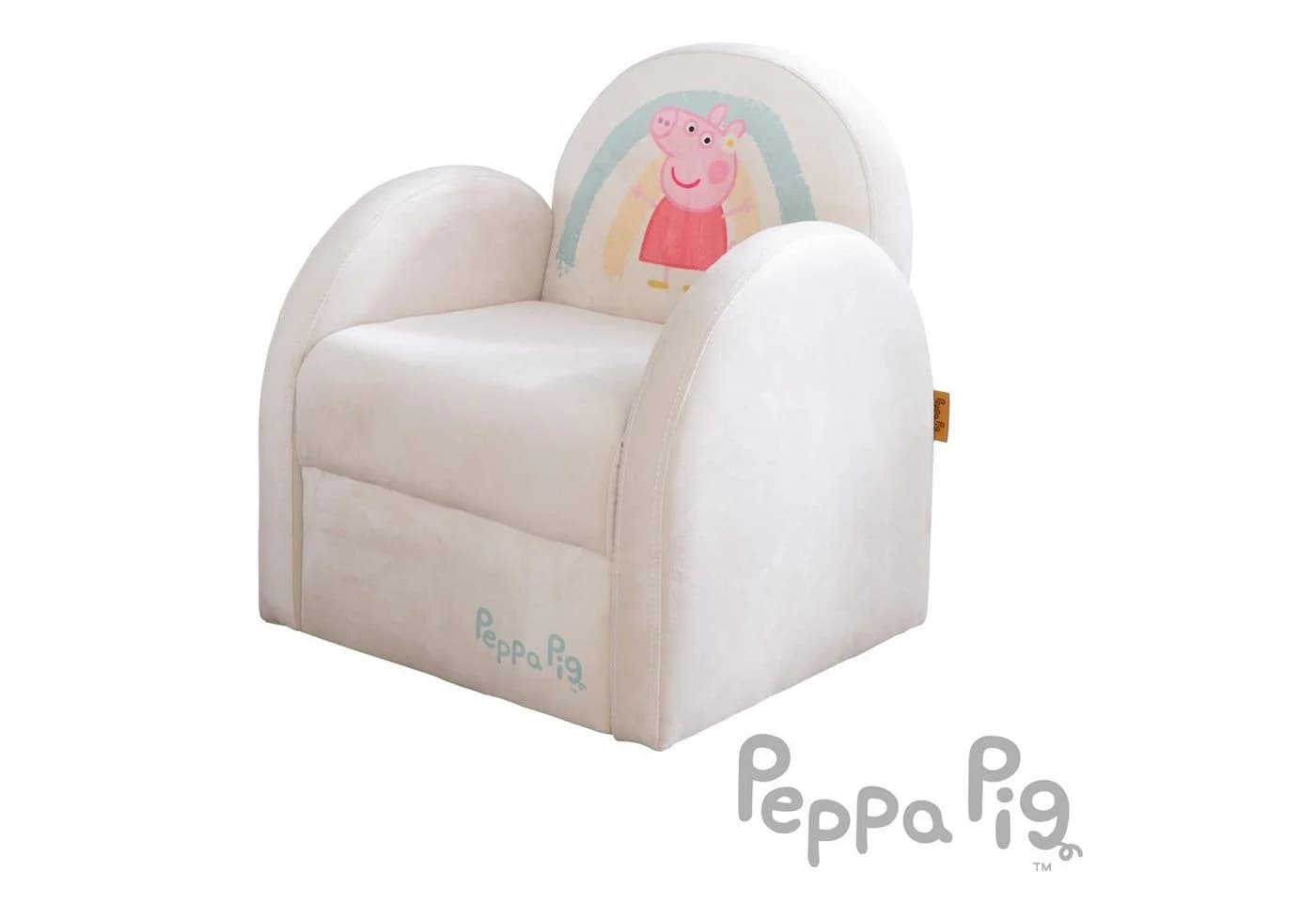 roba Kindersessel Peppa Pig Grau Samt - Bild 2