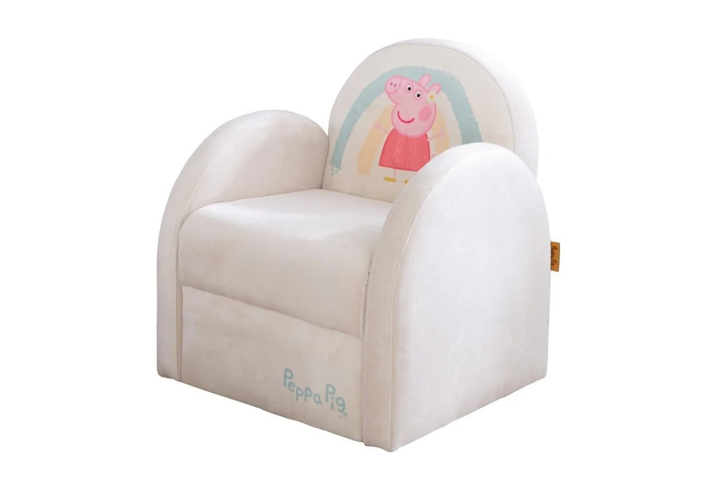 roba Kindersessel Peppa Pig Grau Samt - Bild 3