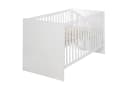 roba® Babybett Lilo Weiß 70x140cm höhenverstellbar mit Schlupfsprossen Bild 2