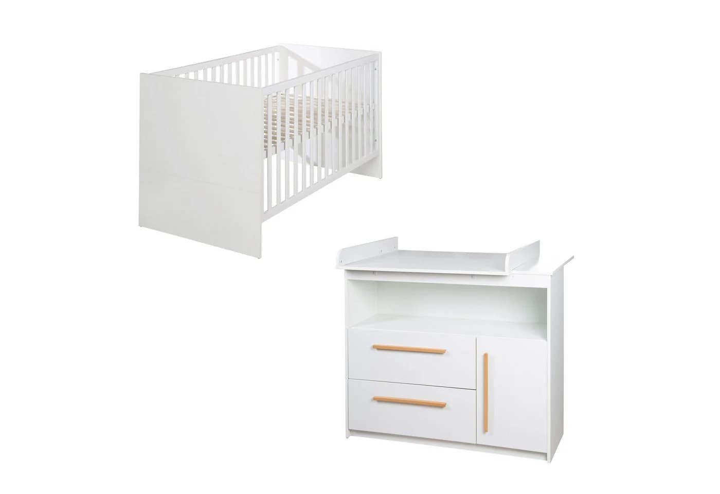 roba® Babymöbel-Set Lilo 2-teilig - Weiß