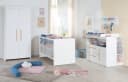roba® Babyzimmer-Komplettset Lilo 3-teilig Weiß Holz Bild 2