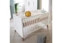 roba® Babybett Ole Weiß 70x140cm Holz Umbaubares Gitterbett Bild 1
