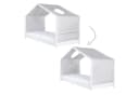 roba® Betthimmel Hausbettbezug Grau mit Stauraum & Dachfenster Bild 3