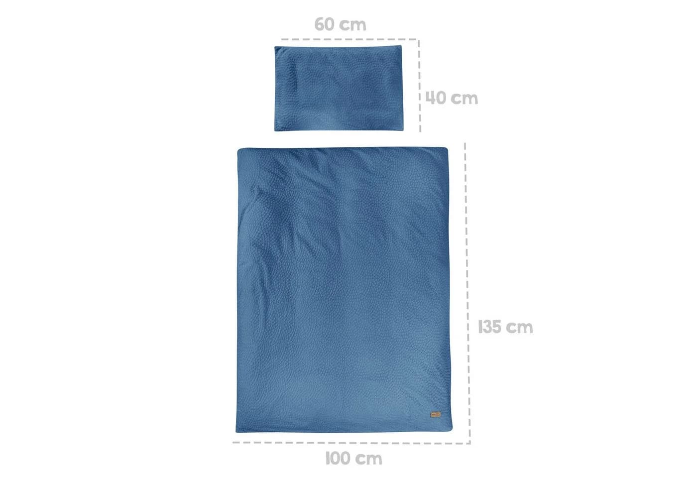 roba® Kinderbettwäsche Lil Planet Bio Baumwolle Jersey Blau - Bild 3