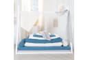 roba® Bettnestchen Seashells Indigo Blau Bio-Baumwolle Bild 1