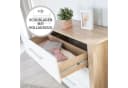 roba® Babyzimmer-Komplettset Malo 3-teilig Weiß Sonoma Eiche Bild 3