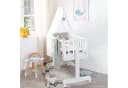 roba® Stubenbett Komplettwiegenset "Little Stars" Weiß/Grau Bild 2